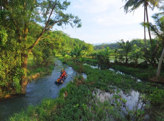 Jalur track Wisata Tubing