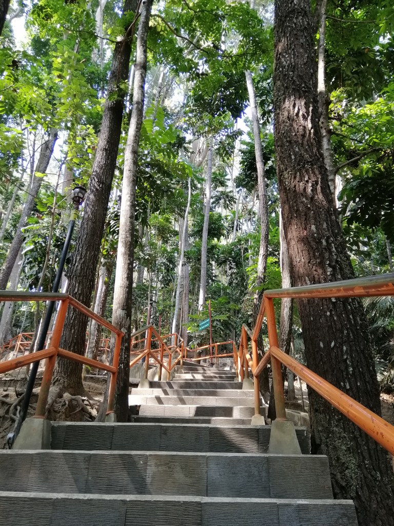 Tangga di gunung Tidar