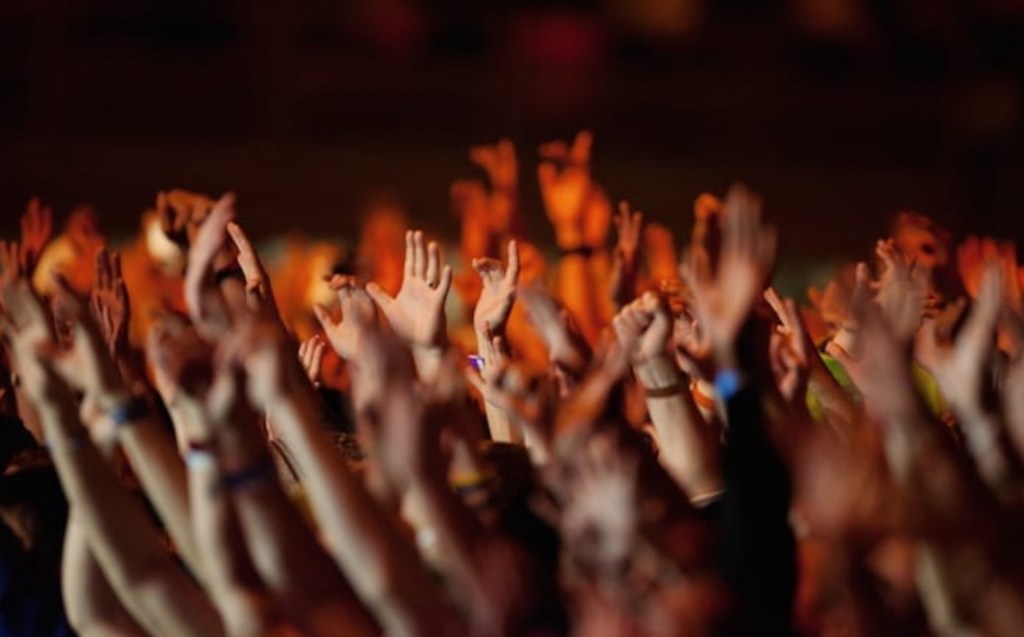 Surrender in a worship.